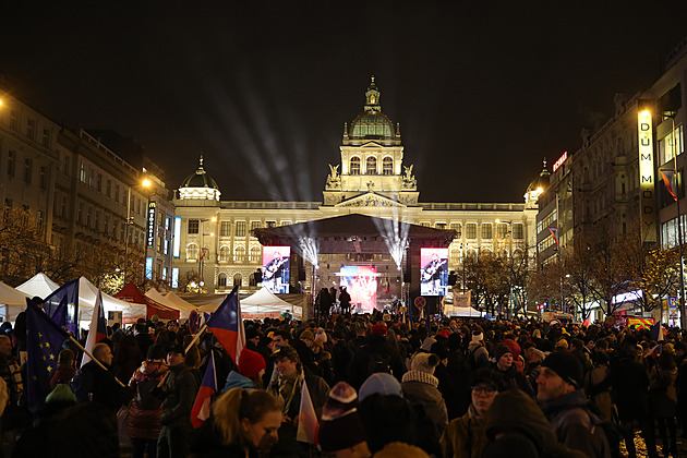 Oslavy 17. listopadu 2025 v Praze. Akce zdarma, program v centru