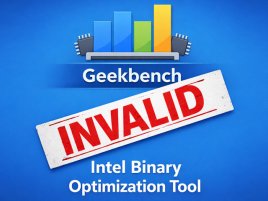 Intel nahrazuje kód GeekBench pro navýšení skóre, ten výsledky zneplatnil