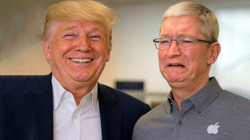 Když mi poprvé volal „Tim Apple“. Donald Trump promluvil o konci Tima Cooka