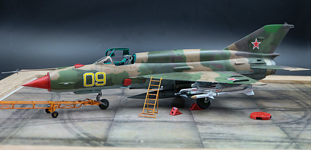 Modelářská pocta dobře známému místu a epoše v podobě letounu MiG-21SMT