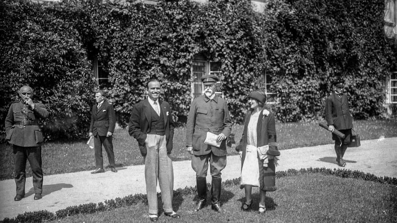 Masaryk miloval film. Před 100 lety přivítal v Lánech Zorra mstitele i Černého piráta